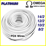 ♞Per Box 75Meters | Omega Powerflex Boston NM PDX Electric Solid Dual Core Wire | 14/2 12/2 10/2