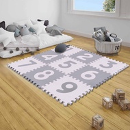 LionMeow Sunny Tales Numbers Baby Mat (9pcs) / Green