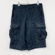 Dickies 黑色工裝短褲/半褲，L 碼，古著。