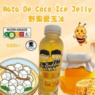 [Wholesale Bottle 400ml] Bebuddies Aiyu Jelly w Nata De Coco