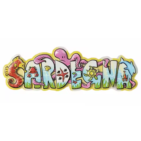 3D Sardegna Italy Fridge Magnet Gift Souvenir Resin Refrigerator Magnetic Sticker Collection Home De