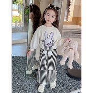 3-9 Years Old Children's Suits/Tiedyein Children's Suits/girls roundy mice leg appear Sets/Wholesale