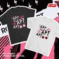 ROSÉ BLACKPINK T-shirt Adult Cotton Custom Tee APT Limited Edition Rose X Bruno Mars APT