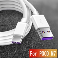 For POCO M7 4G Cable Data Line 1M White Fast Charging Cable Charge Line
