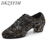 DKZSYIM Unisex Dancing shoes Latin Dance Shoes Women Ballroom Tango latin dancing Shoes For Man Boy Shoes Jazz Practice Shoes