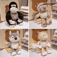 NOVAGEAR​ Cute Animal Plush Toy, Black Gorilla King Kong Cartoon Animal Plush Doll, Plushie Animal T