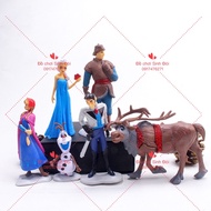 FROZEN QUEEN PRINCESS MODEL - set of 6 characters