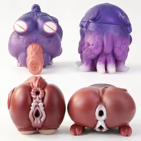 SHAZ Weird Alien Monster Series Silicone Torso Soft Touch Onahole Tight Vagina Hole Novel Fantasy Co