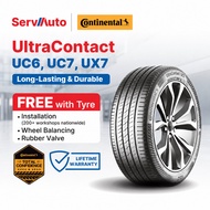 [FREE Install] Continental UC7 UX7 UC6 Tayar Kereta Original Sedan SUV 195/55R15 205/55R16 215/45R17