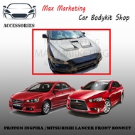 PROTON INSPIRA/MITSUBISHI LANCER FRONT BONNET (FQ400) (FIBER GLASS)SKIRT LIP BODYKIT