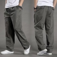 Men's Long Pants Cargo Pants Five Colors (M-5Xl)Large Size Cargo Pants Outdoor Casual Loose Straight