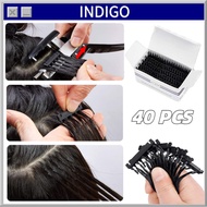 40pcs Hair Extension Buckle For 6D Hair Extension 2nd Generation Hair Extension Tool