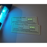 UVC Test Card, Reusable UV/UVC Detector Card, Ultraviolet UVA/UVB Tester