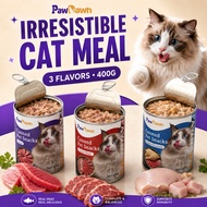 400g Cat Canned Food Tuna Beef Chicken Flavour Makanan Kucing 1pc / 3pcs Set