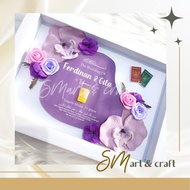 Wedding Money Dowry, Size 24x34 Wedding Dowry | 3d wedding dowry frame | Custom Simple Modern Rustic