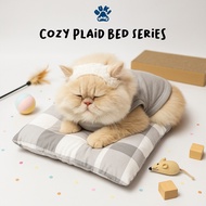 Cat Bed Cat Bed Cat Bed Cat Bed Cat Bed - Bukipaw Cozy Bed Plaid