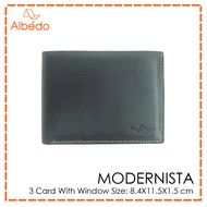 กระเป๋าสตางค์/กระเป๋าเงิน/กระเป๋าใส่บัตร ALBEDO 3 CARD WITH WINDOW รุ่น MODERNISTA - MO00899/MO00874
