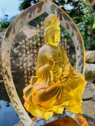 水晶玻璃 琉璃 觀音菩薩 般若波羅蜜多心經