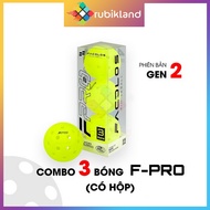 [Facolos] Box of 3 Facolos F-Pro Performance Gen 2 Pickleball Balls 40 Holes Sports Accessories Toys