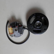 1E40F STATOR Atau ROTOR TERAS ASSY 1E45FP ARMATURE PLAT MAGNETO MODUL 3WF-18/3/2.6 KNAPSACK MIST-DUS