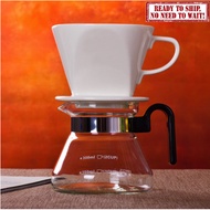 [Fan shape 102] Ceramic Fan shape Coffee Dripper PC Ceramic Dripper Coffee Dripper Handmade coffee