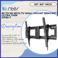 TV Monitor Wall Mount Bracket 65"-90" 65 70 75 80 85 90 Inch Max Load 90.9Kg DF80-T