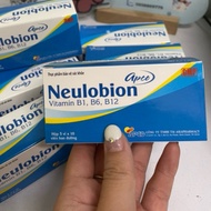 NEULOBION APCO - VITAMIN 3B(B1-B6-B12) - BOX OF 50 TABLETS