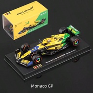 1pc 1:43 Scale Diecast F1 Series - F1 Team MCL38 2024 Monaco Grand Prix, From Driver #4 /Driver #81 