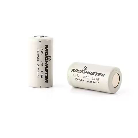 for RadioMaster-Zorro Transmitter 3.7V 900mah 18350 Li-ion Battery 2pcs