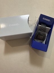 Casio 黑色鋼帶電子錶