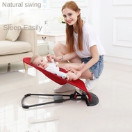 Baby Rocking Chair Baby Sleeping Coax Baby Artifact Convenient Baby Rocking Chair Recliner Automatic Soothing Foldable Cradle Bed