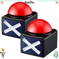 HS Game Answer Buzzer, with Sound Light Sounding Toy Red Game Buzzer, Trivia Quiz ABS Talent Buzzer