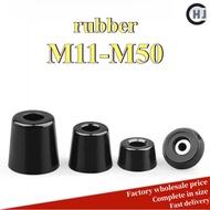 Black Rubber Feet Pads M11-M50 for Furniture & Machinery Anti-Slip Protection (HJC-XMB)