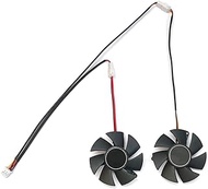 MAHIE New 47MM 3PIN FS1250-S2053A FS1250-A1042A6FL GTX 1650 GPU Fan，Fit for Gigabyte GTX 1650 D6 OC Low Profile 4G Video Card Cooling Fan Cheerfully