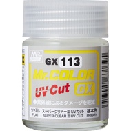 MR HOBBY MR COLOR GX SUPER CLEAR Ⅲ UV CUT FLAT GX113 18ML