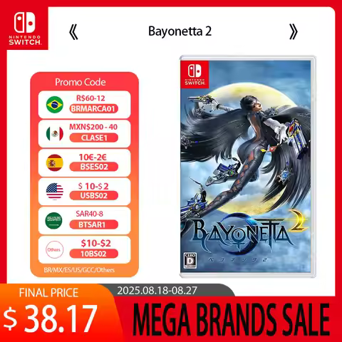 Nintendo Switch Game Deals - Bayonetta 2 - Games Physical Cartridge