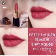 雅詩蘭黛 口紅 唇膏 420號 Estée Lauder 豆沙色正品 雅詩蘭黛 Estée Lauder 絕對慾望奢華潤唇膏 420玫瑰荔枝(玫瑰紫嫣紅) 口紅 唇膏 420號 豆沙色