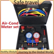 auto parts ☁High Quality Aircond Meter Set R410a R32 R22 R134A Air Cond Meter Gauge R12 R134 Air Conditioner Meter Hawa Dingin✸