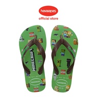 Havaianas Kids Minecraft Flip Flops - Leaf Green