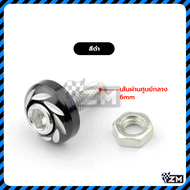 น็อตซาลาเปา เบอร์ 10 น็อตแต่งรถมอไซ น็อตซาลาเปากัดลาย น้อต (ราคา 1ตัว) หัว6เหลี่ยม M6 5 สี สีสันสวยง