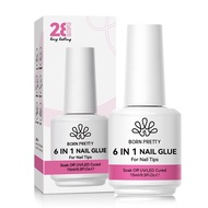 BORN PRETTY 6-in-1 Functional Gel Nail Polish, Base Coat, Top Coat, Strengthening Coat, and Nail Tip