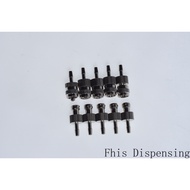 7*9 PVC Pipe Metal Nickel Plated Brass Dispensing Fittings Luer Lock Cannula Systems