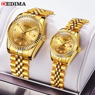 2026 Classic Dedima Watch Men's Classic Watch Retro Quartz Watch Business Stainless Steel Waterproof