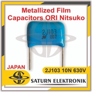 Metallized Film Capacitor 2J103 10N 630V ORI Nitsuko