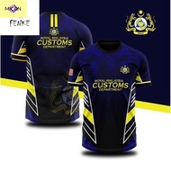 MICANFENKE Royal Malaysia Customs Department Sublimation Tshirt | Baju Kastam