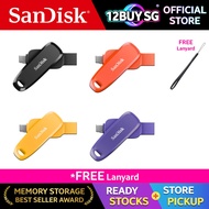 SanDisk Phone Drive USB 3.2 Type C 100mb/s 64GB 128GB 256GB 512GB DC6 12BUY.SG OS