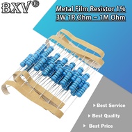 10PCS 3W Metal Film Resistor 1%  0.1R ~ 10R 1R 1.5R 2.2R 2.4R 3.3R 4.7R 10R resistance