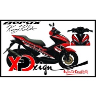[STICKER TANAM] Yamaha NVX155/AEROX155 v1 Coverset💢Kenny Robert Red(027)💢Custom Design