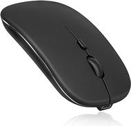 UrbanX 2.4GHz &amp; Bluetooth Mouse, Rechargeable Wireless Mouse for Nvidia Shield K1 Bluetooth Wireless Mouse for Laptop/PC/Mac/iPad pro/Computer/Tablet/Android - Black