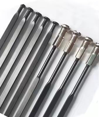 Bicycle spokes with nipples 10PCS MTB Road Bike Pull Straight Aero Spokes for Mavic AKSIUM Ksyrium E